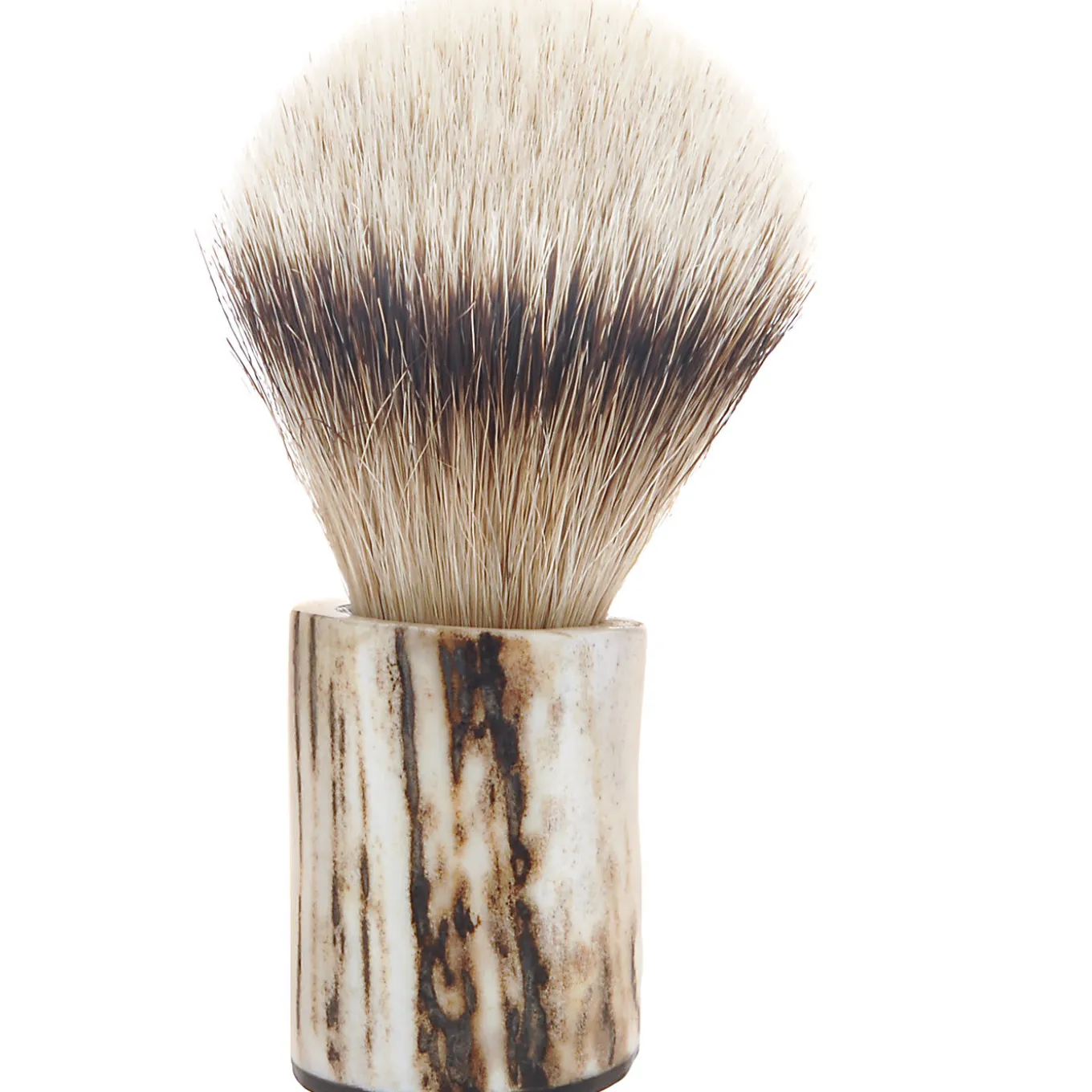 Shaving Brush in Deer Horn