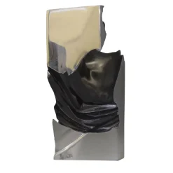 She Black Varnish And High Mirror Polish Sculpture