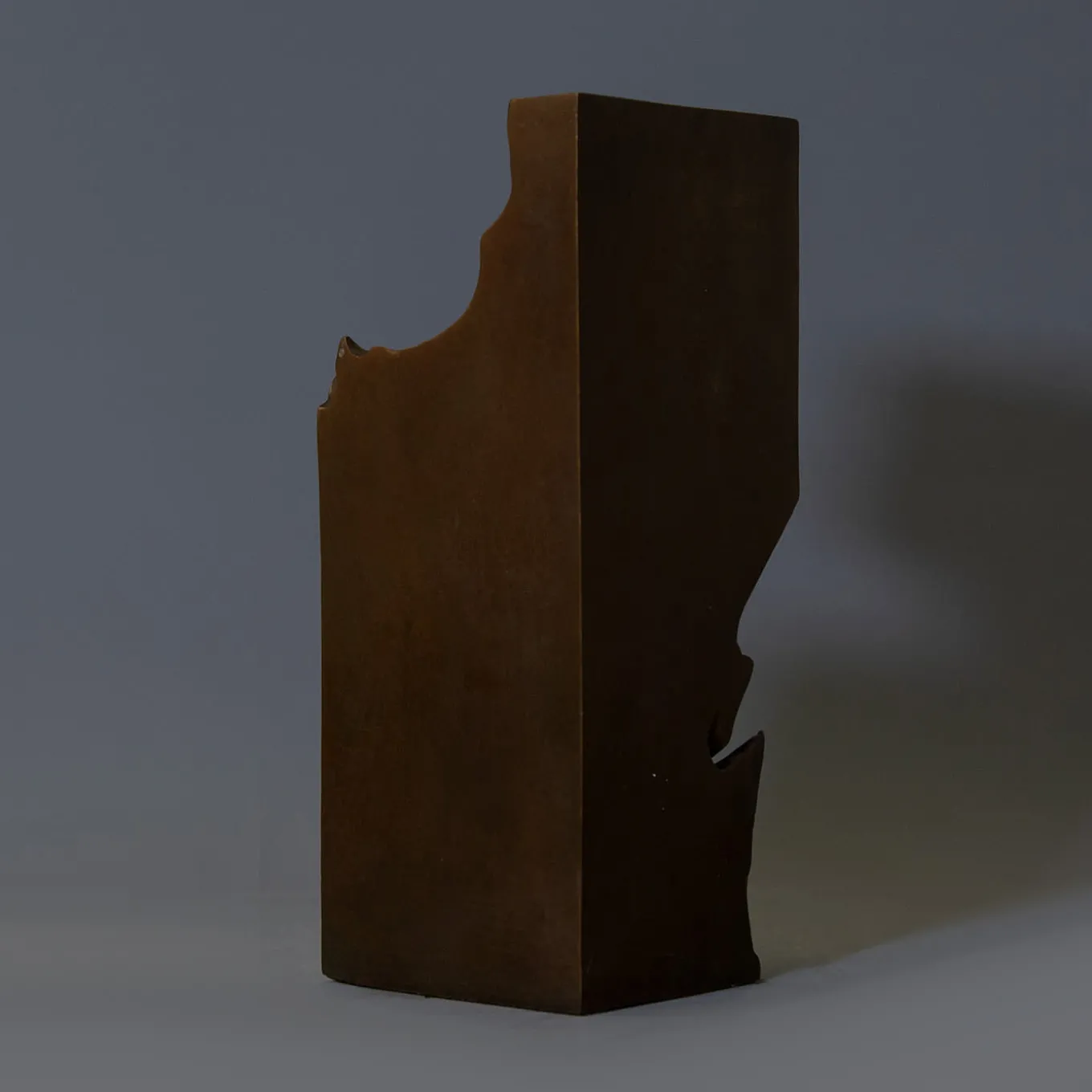 She Dark Brown Patina Sculpture