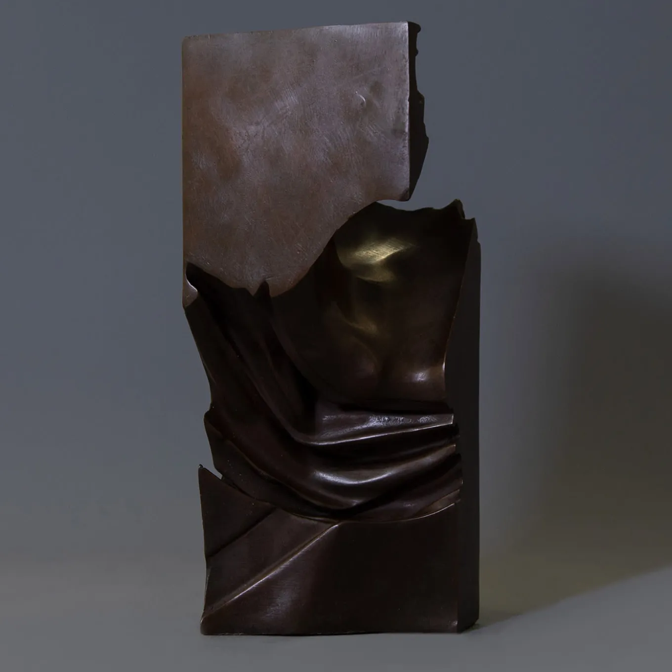 She Dark Brown Patina Sculpture
