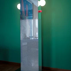 Shibam 2 Totem Mirror by Ettore Sottsass