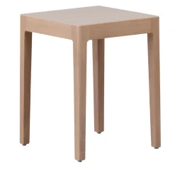 Shira Low Stool in Oak by Lorenz+Kaz