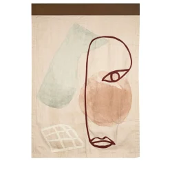 Sibylle#1 Taupe Wall Hanging by Studiopepe