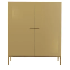 Side Up Mustard Bar Cabinet by Giuseppe Bavuso