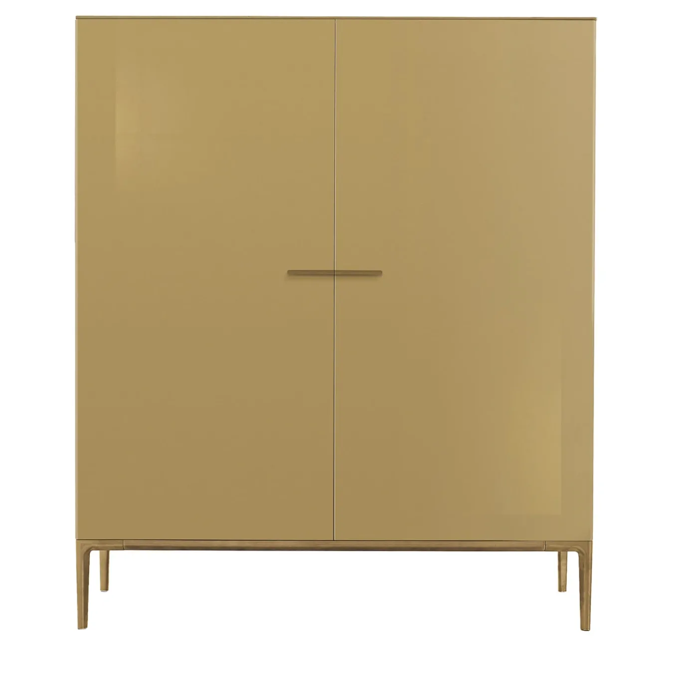 Side Up Mustard Bar Cabinet by Giuseppe Bavuso
