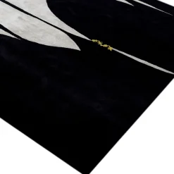 Silhouette in Ebony and White Rug by Keith Pillow from Daaa Haus