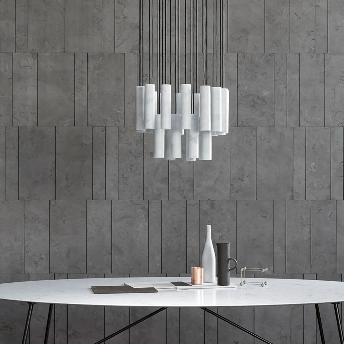 Silo Chandelier Ceiling Light by David Lopez Quincoces