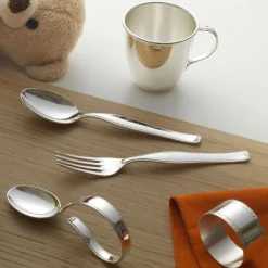 Silver Baby Tableware Set N.2