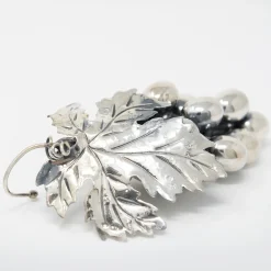 Silver Bunch of Grapes Decoration