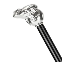 Silver Frog Cane