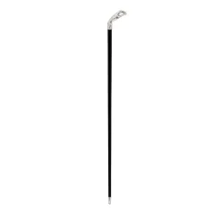 Silver Greyhound Cane