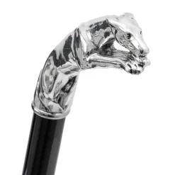 Silver Greyhound Cane
