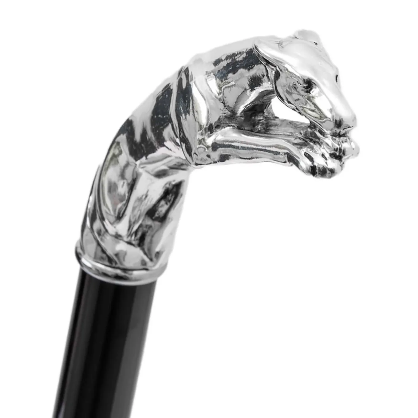 Silver Greyhound Cane