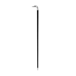 Silver Greyhound Head Cane