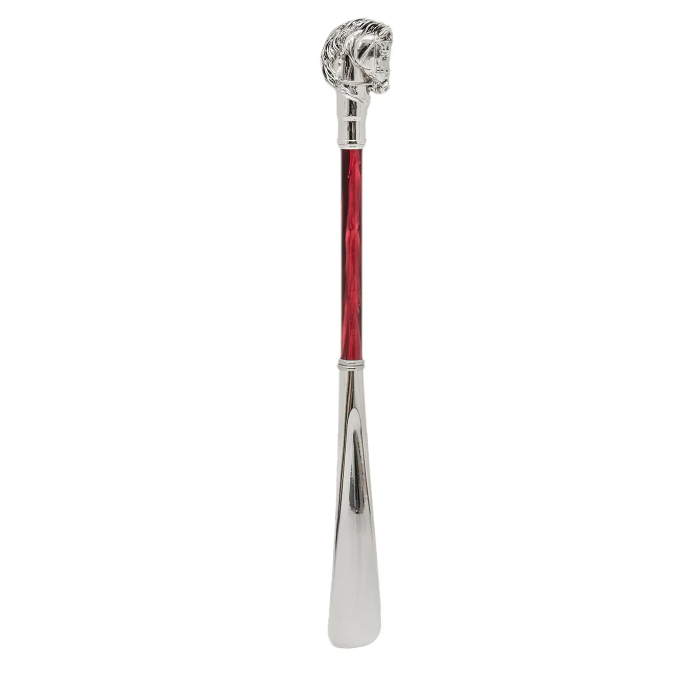 Silver Horse Handle Shoehorn