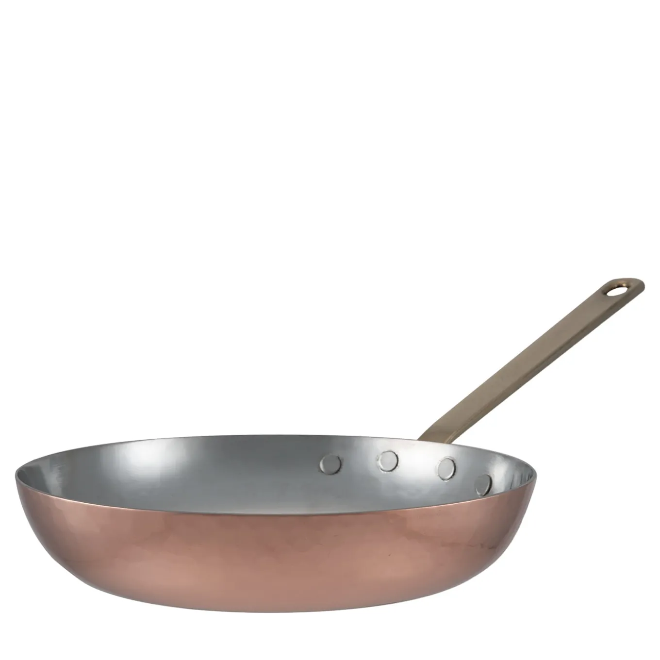 Silver Lined Bulging Copper Pan