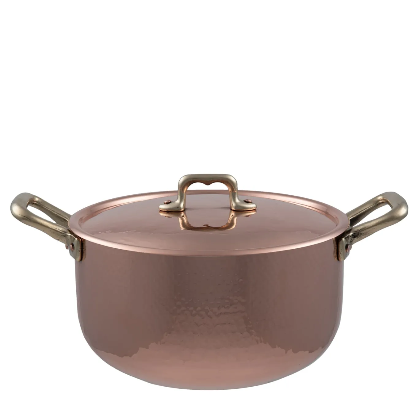 Silver lined 2-Handle Saucepan with Lid