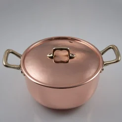 Silver lined 2-Handle Saucepan with Lid