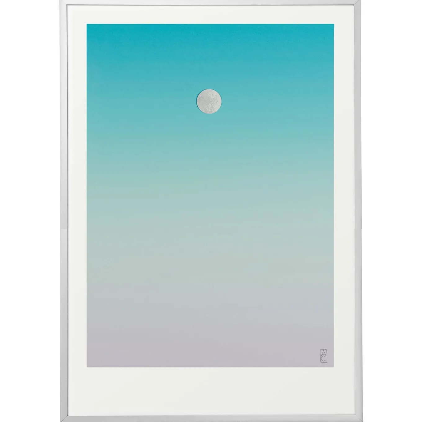 Silver Moon 02 Print