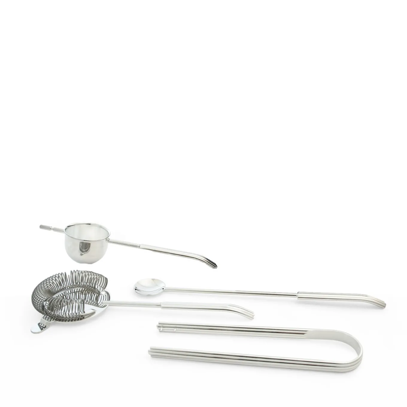 Silver 4-Piece Cocktail Set