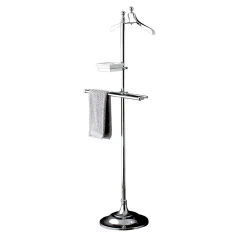 Silver Single towel-rail