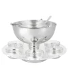 Silver-Plated Brass Caviar Set Serveware