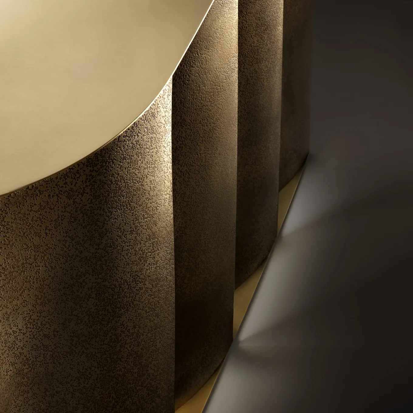Sinestesia Brushed Brass Console by TIPSTUDIO