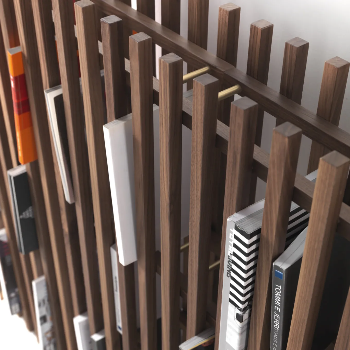 Singolo Walnut Bookshelf