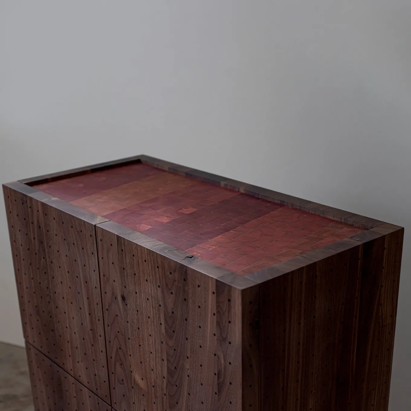 Sinolo Canaletto Walnut Wood Cabinet