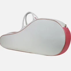 Sinuous Leather Pink Tennis Bag