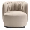 Sipario Beige Armchair by Lorenza Bozzoli