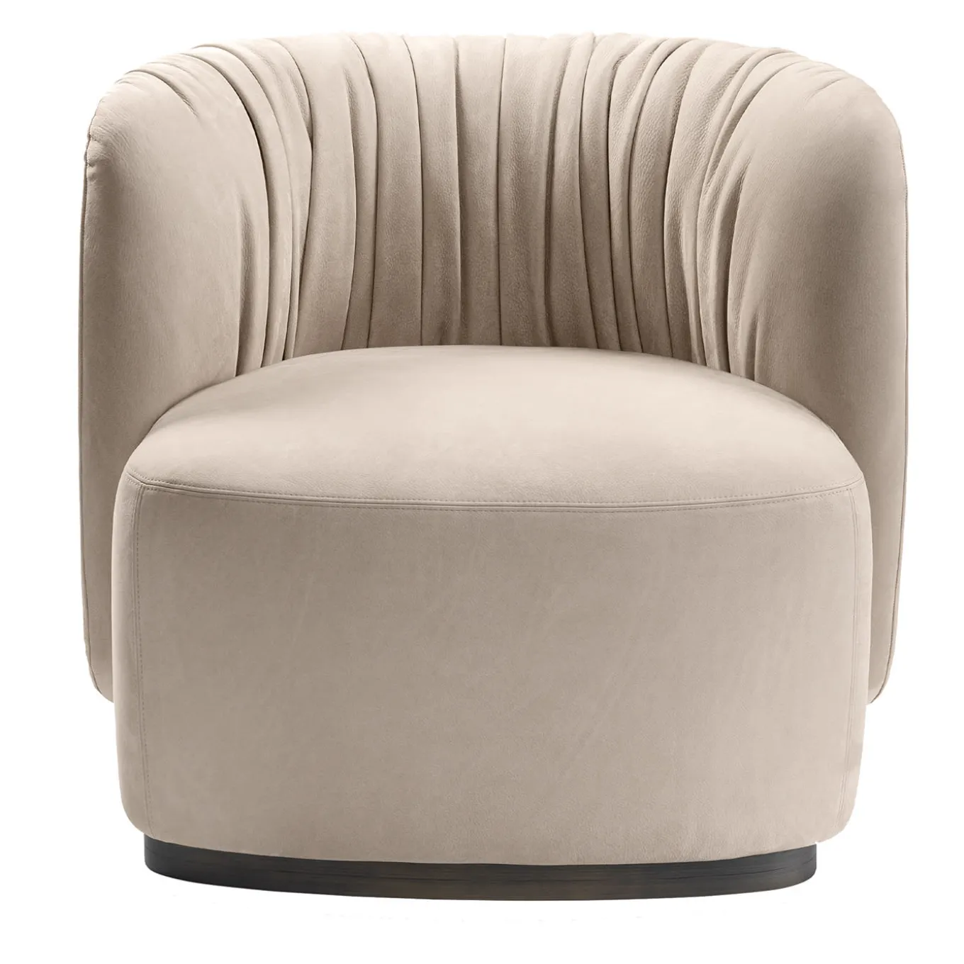 Sipario Beige Armchair by Lorenza Bozzoli