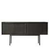 Sipario 2-Doors High Black Ash Sideboard