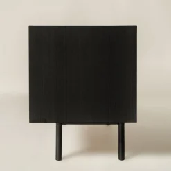 Sipario 2-Doors Low Black Ash Sideboard