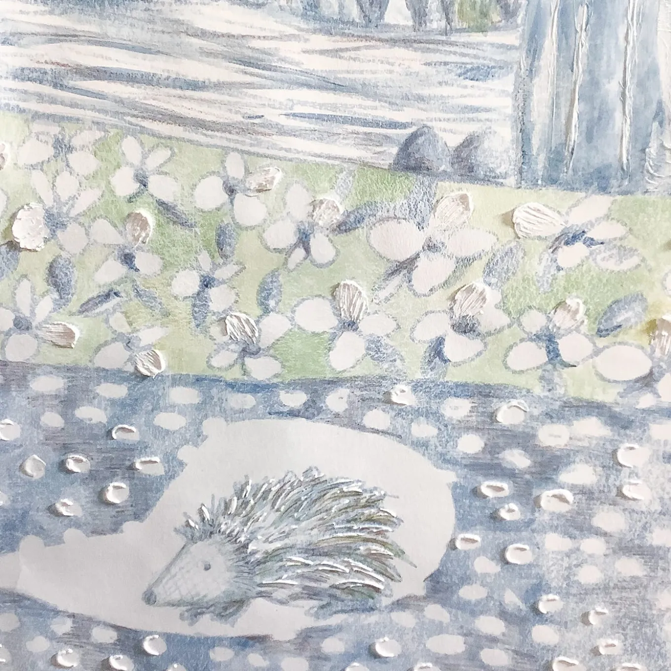 Skov Hand Painted Wallpaper by Maria Nielsen