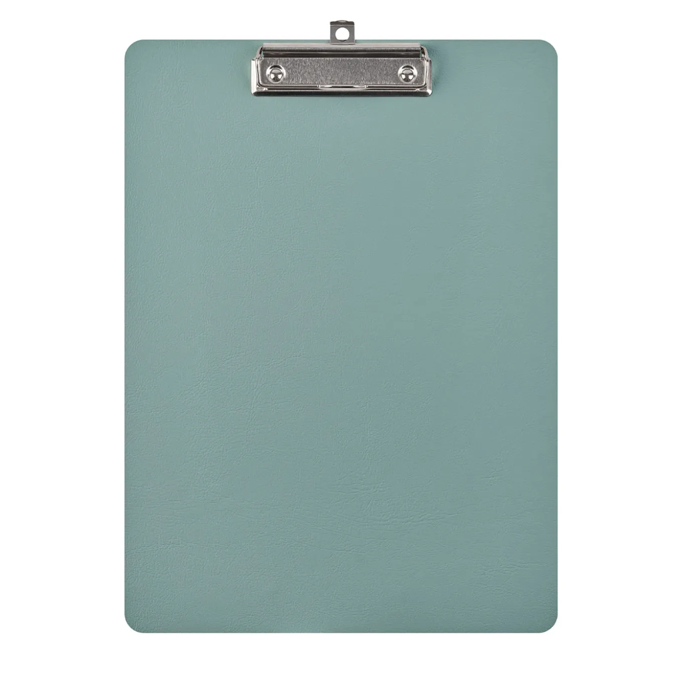 Sky blue leather clipboard