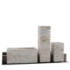 Skyline Travertine Marble Desk Set