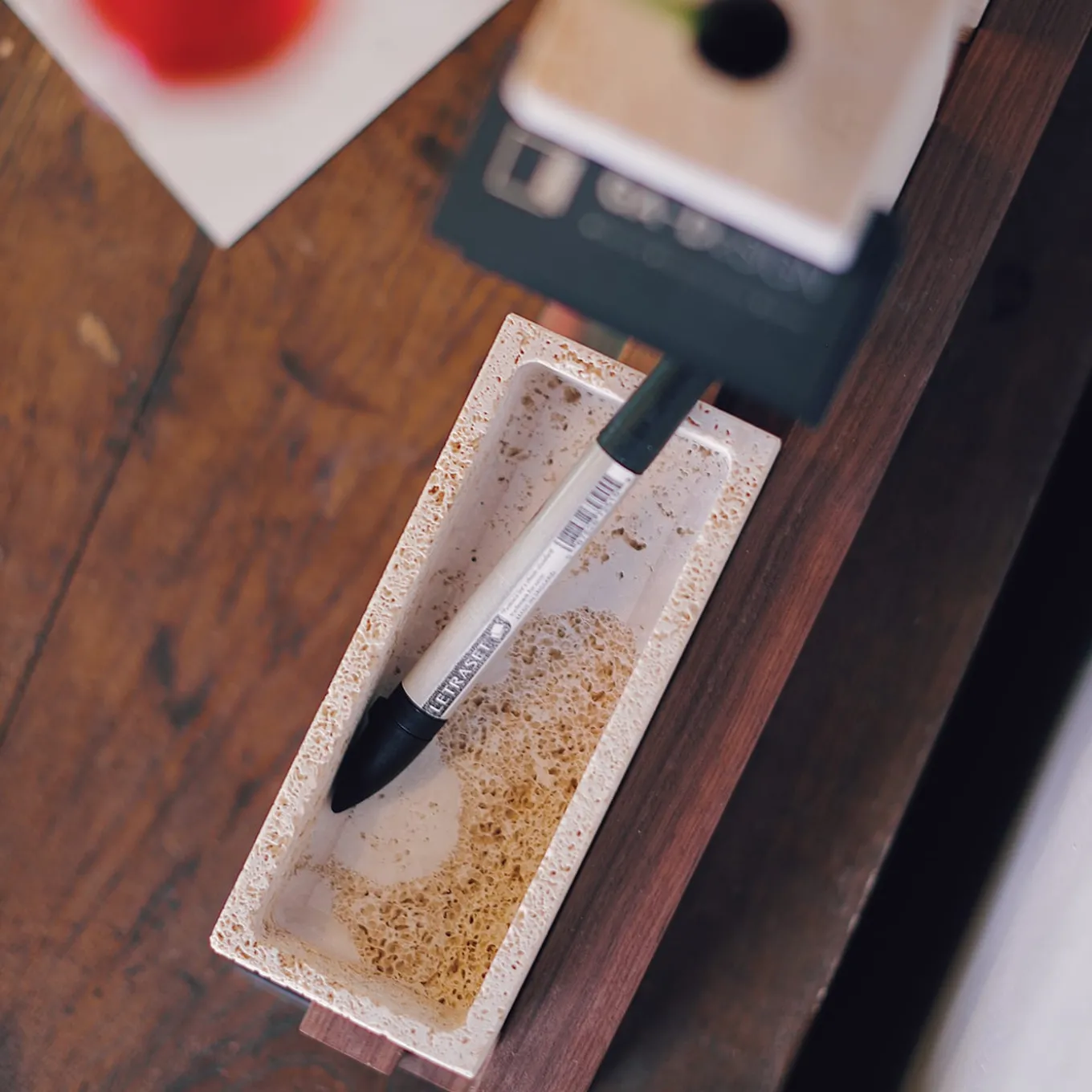 Skyline Travertine Marble Desk Set