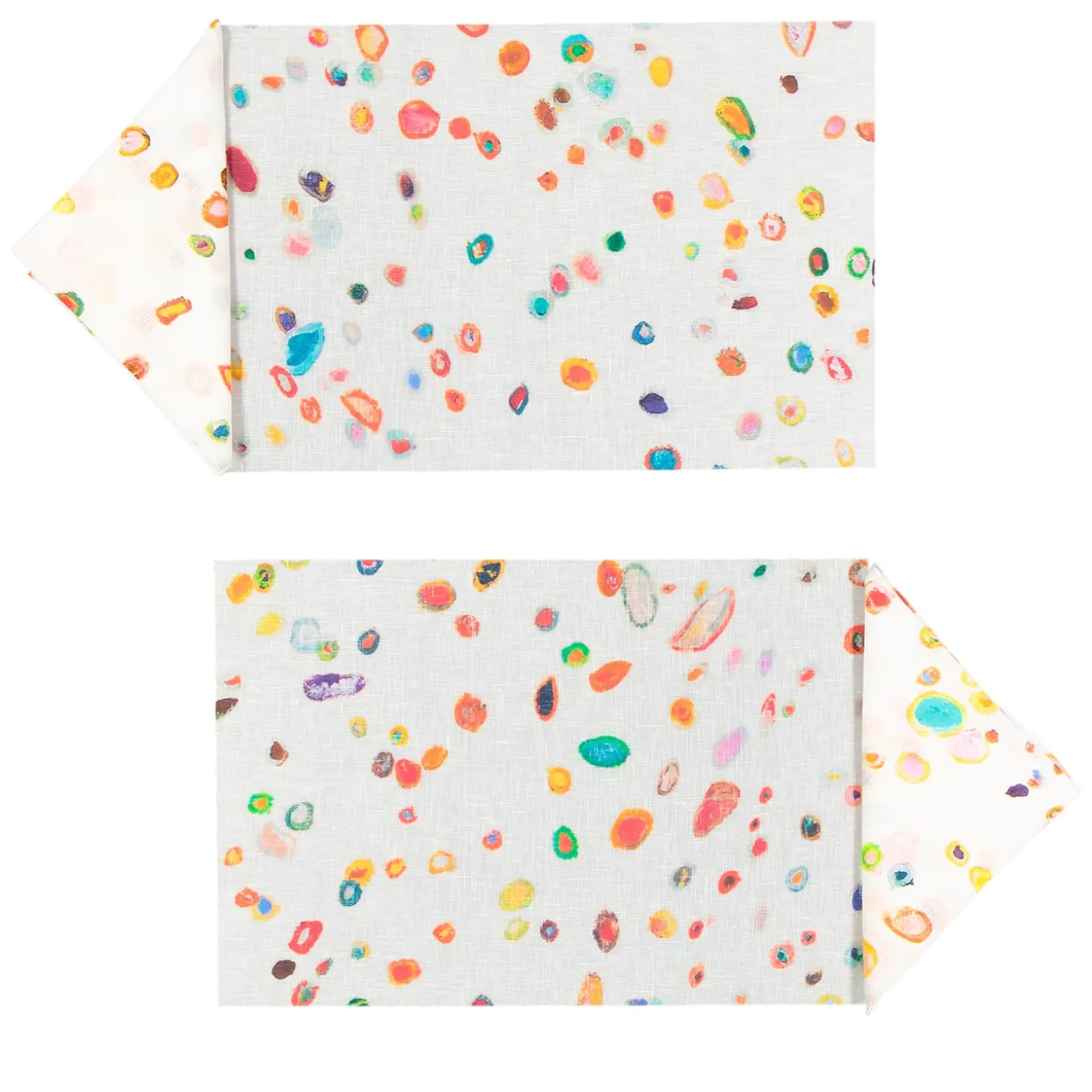 Skyscraper Coated Rectangular Placemats and napkins set for 2