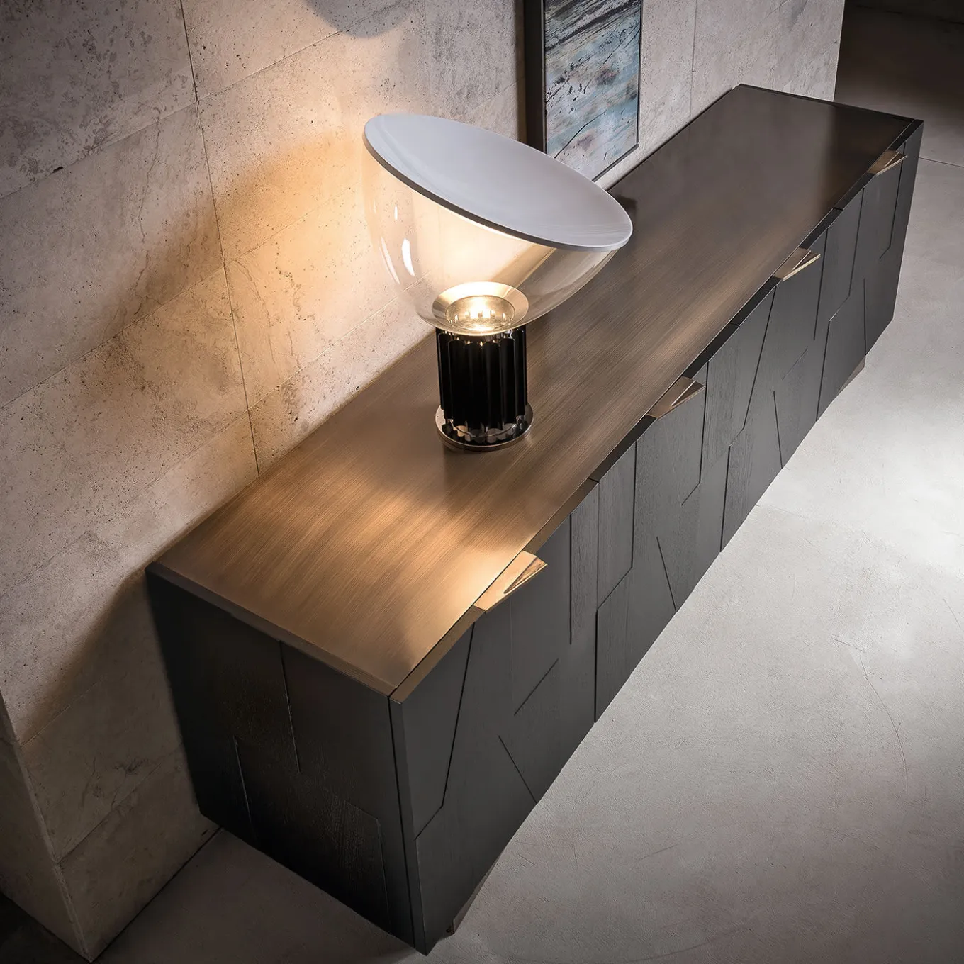 Slash Dark Brown Sideboard