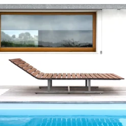 Sled Outdoor Chaise Longue
