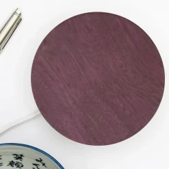 Small Amaranth Wood Base Wireless Charger