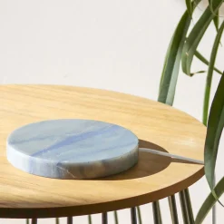 Small Azul Macaubas Marble Base Wireless Charger