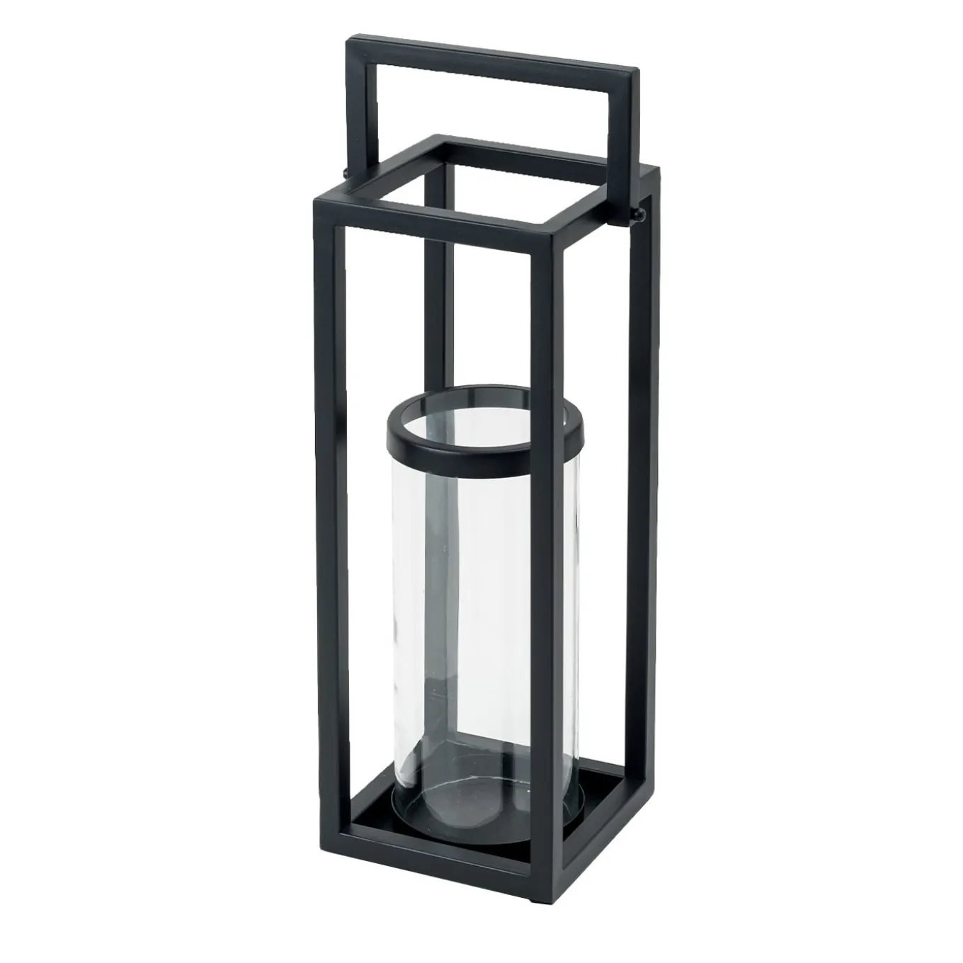 Small Black Floor Lantern