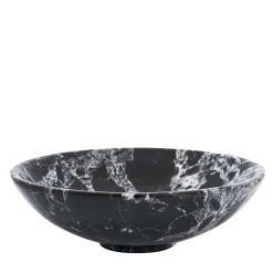Small Black Marble Fruit Bowl