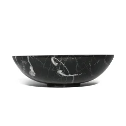 Small Black Marble Fruit Bowl