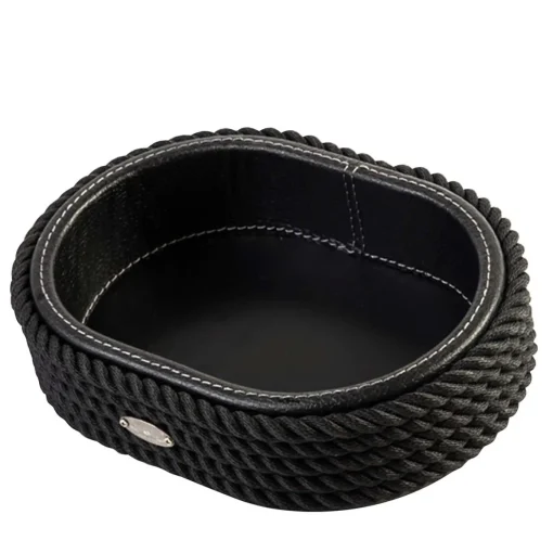 Small Black Oval Vide-Poche