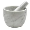 Small Carrara Marble Mortar and Pestle