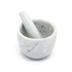 Small Carrara Marble Mortar and Pestle