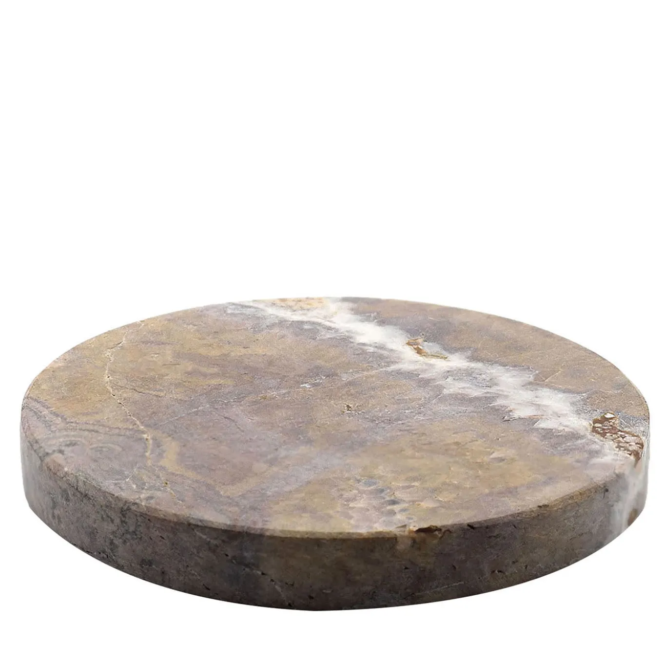 Small Emperador Brown Marble Base Wireless Charger
